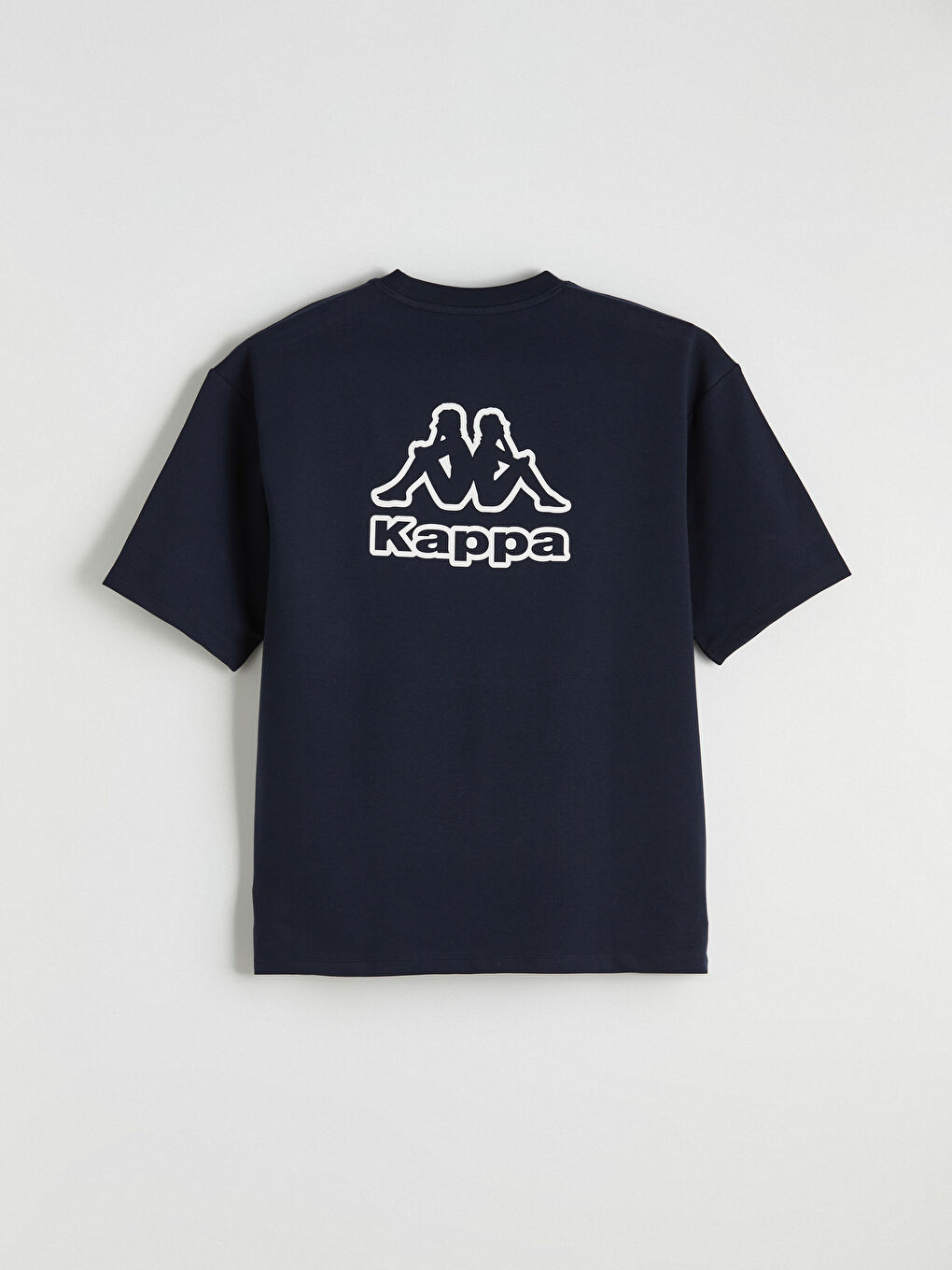 Lacivert Bisiklet Yaka Baskılı Unisex Spor Tişört-9