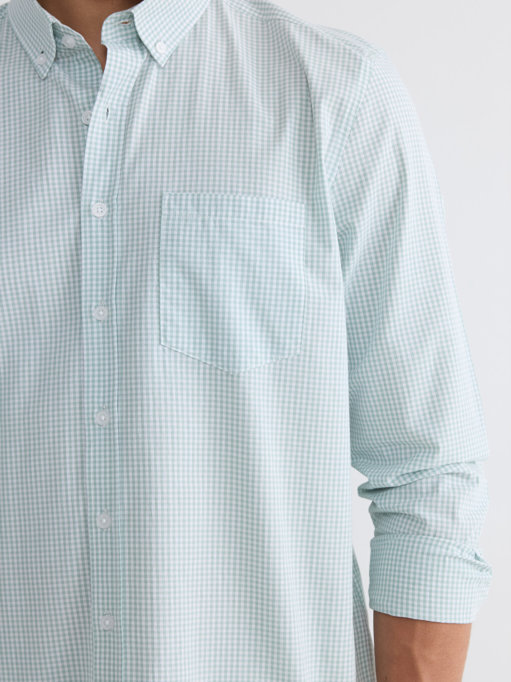 Regular Fit Plaid Men's Shirt-2
