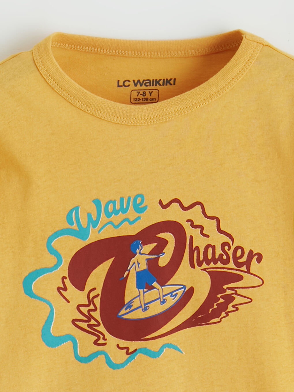 Sarı Kısa Kollu Baskılı Erkek Çocuk Şortlu Pijama Takımı-2