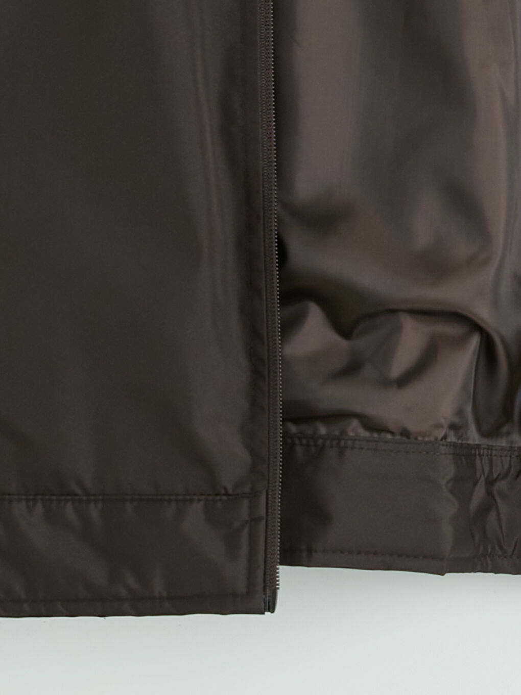 Kahverengi Standart Kalıp Gömlek Yaka Erkek Mont-1