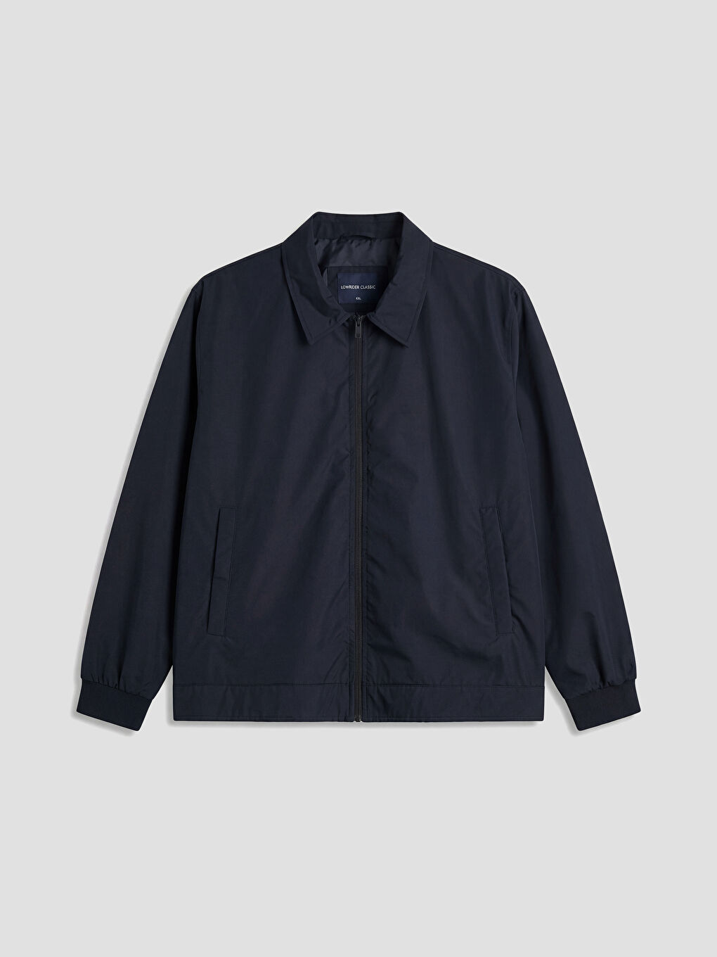 Lacivert Regular Fit Gömlek Yaka Erkek Mont