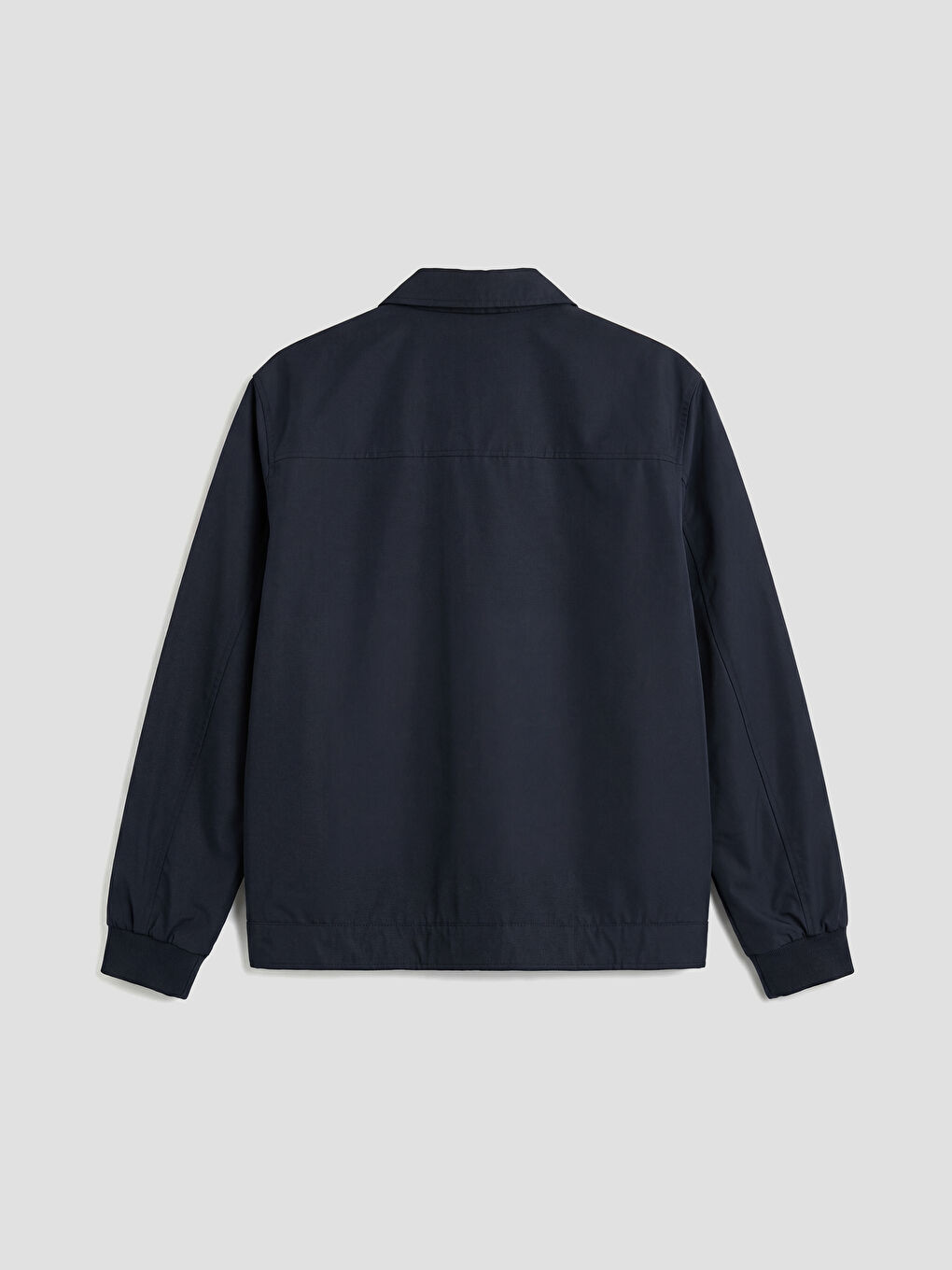 Lacivert Regular Fit Gömlek Yaka Erkek Mont-2