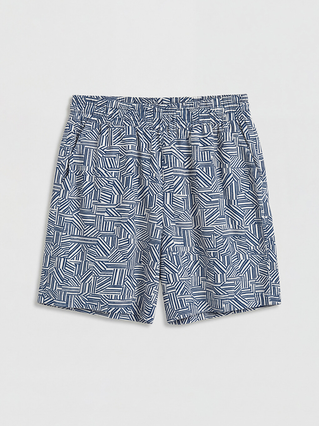 Pantaloni scurți cu model pentru femei-3