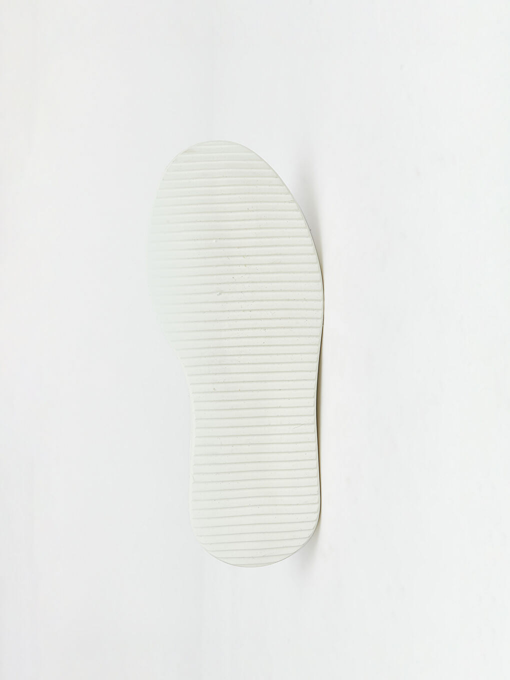 Beyaz Deri Görünümlü Erkek Spor Ayakkabı-3