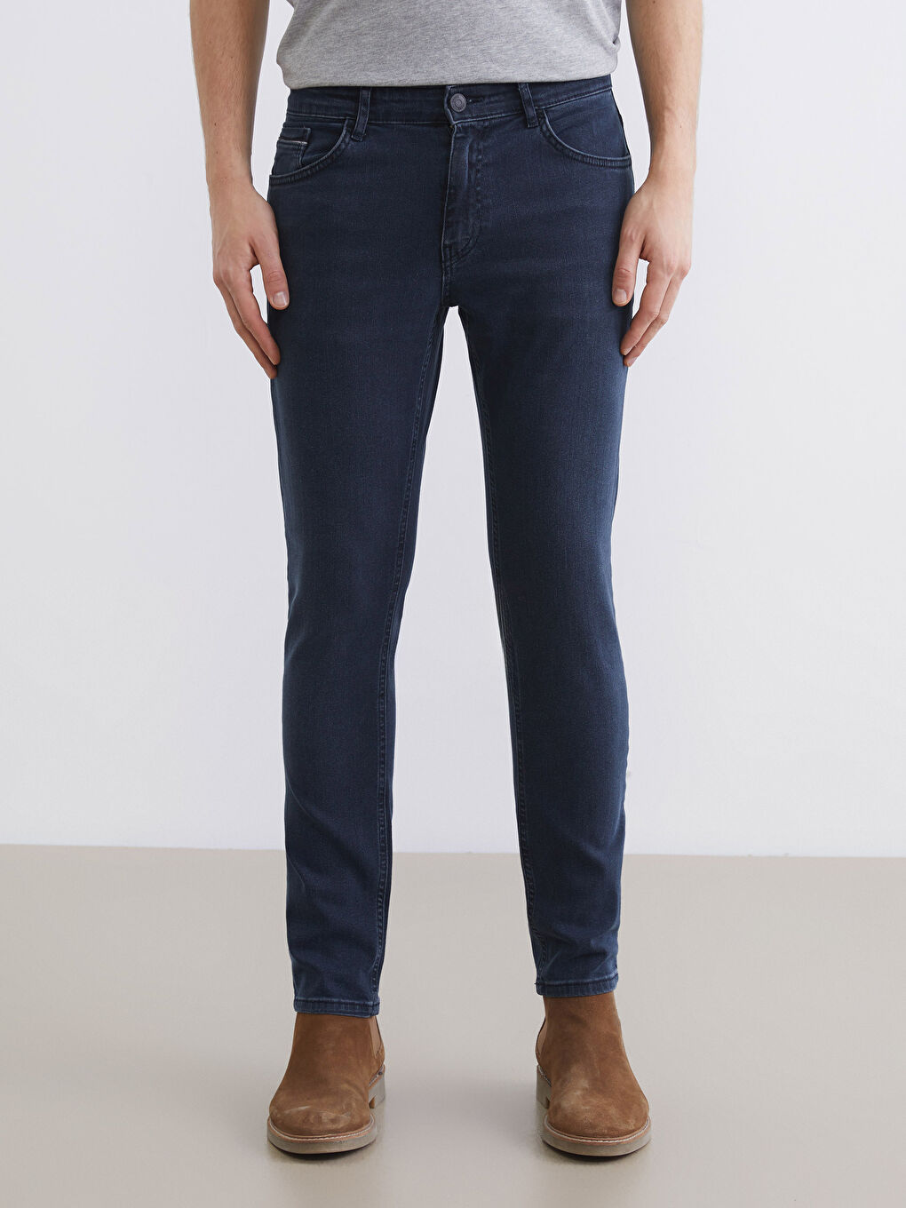 İndigo 750 Slim Fit Erkek Jean Pantolon-1