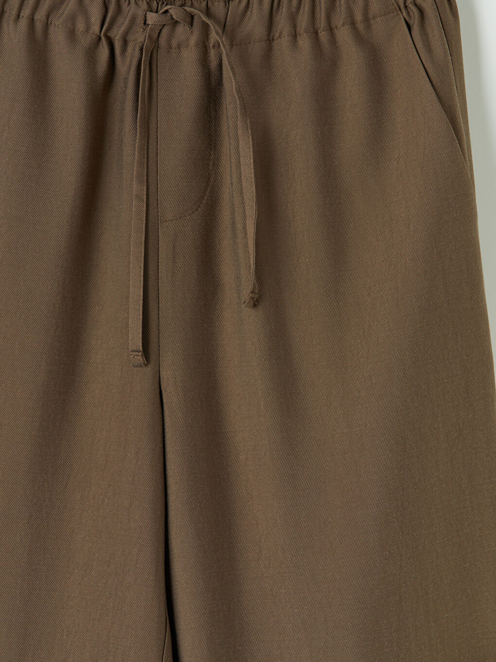 Haki Beli Lastikli Kadın Pantolon-6