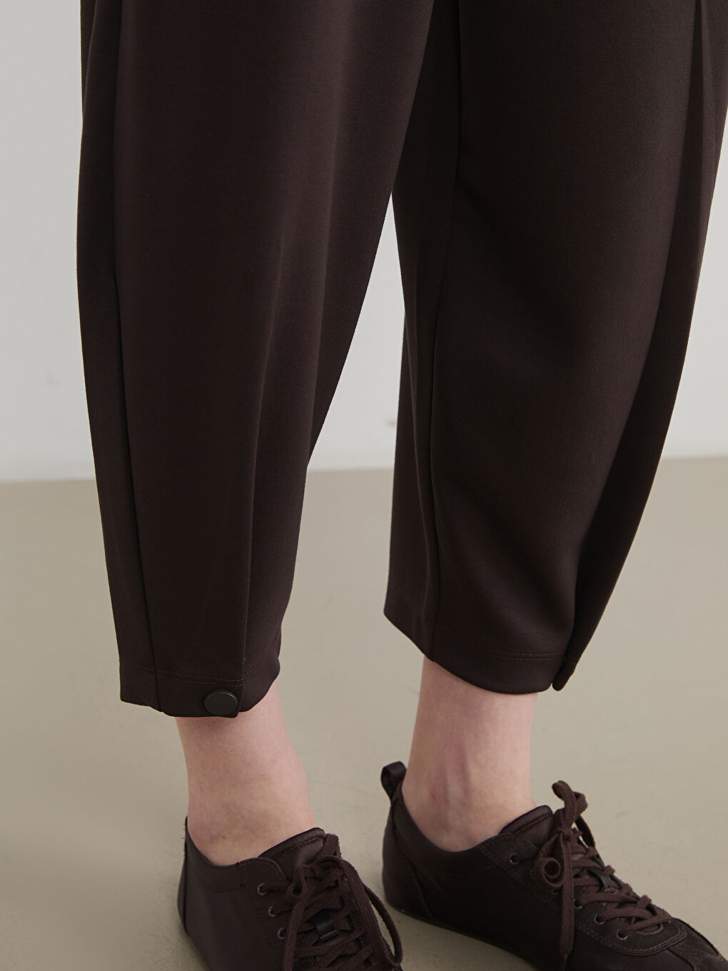 Kahverengi Soft Touch Kadın Eşofman Altı-2