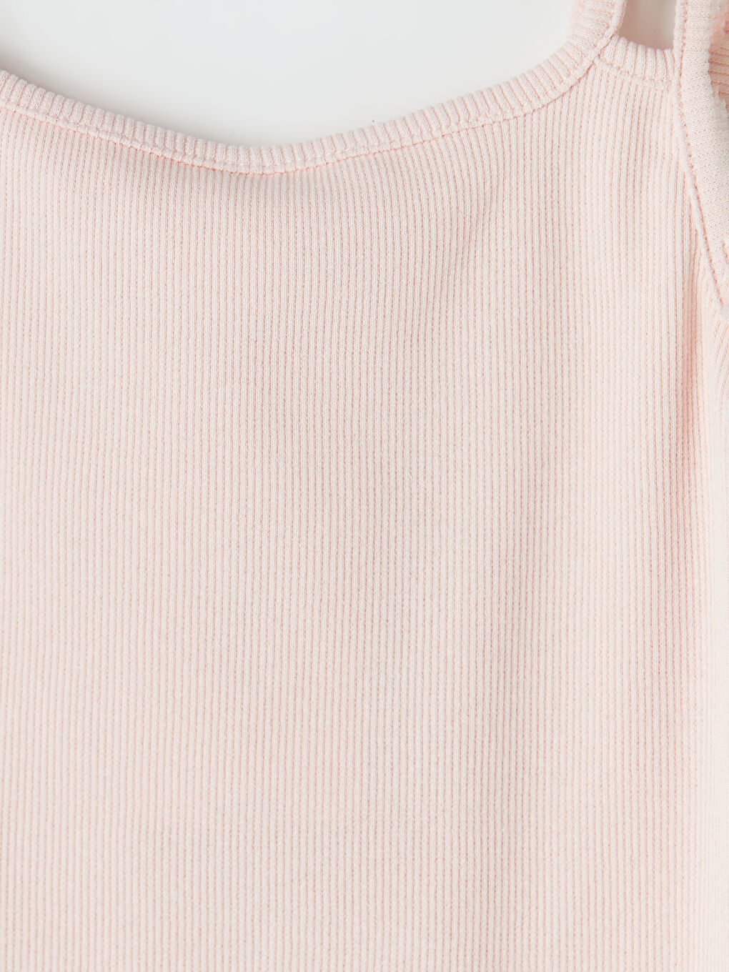 Pembe U Yaka Çift Askılı Kaşkorse Kız Çocuk Atlet-2