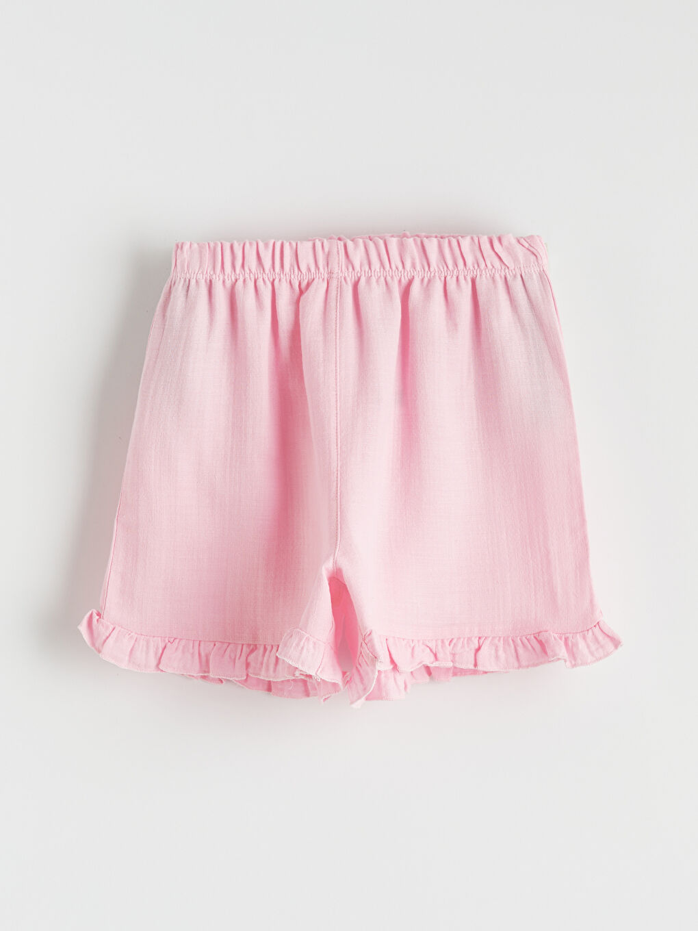 Pembe Fiyonk Baskılı Kız Çocuk Tişört ve Şort-2