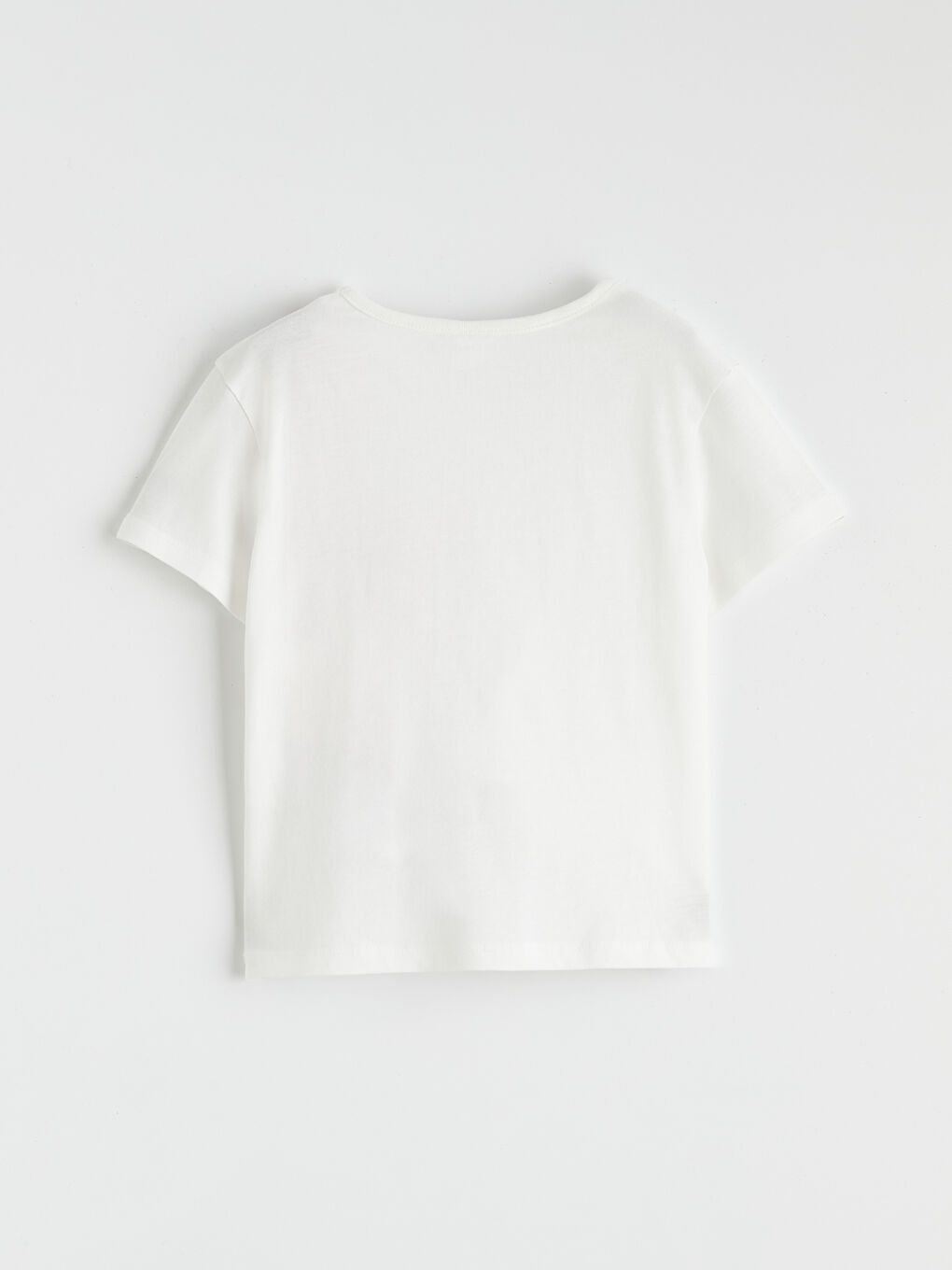 Pembe Fiyonk Baskılı Kız Çocuk Tişört ve Şort-3