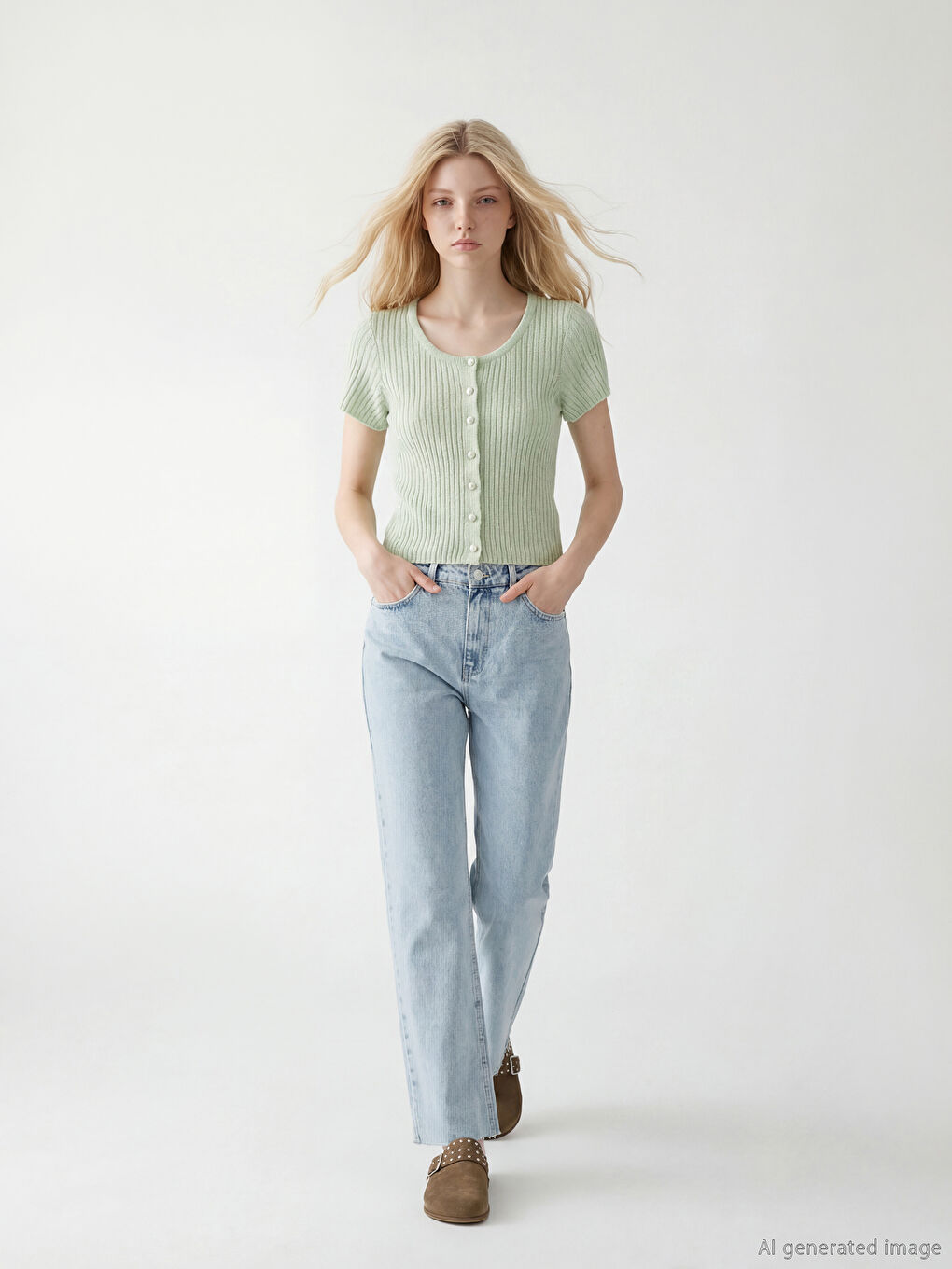 Mavi Straight Fit Kadın Jean Pantolon-1