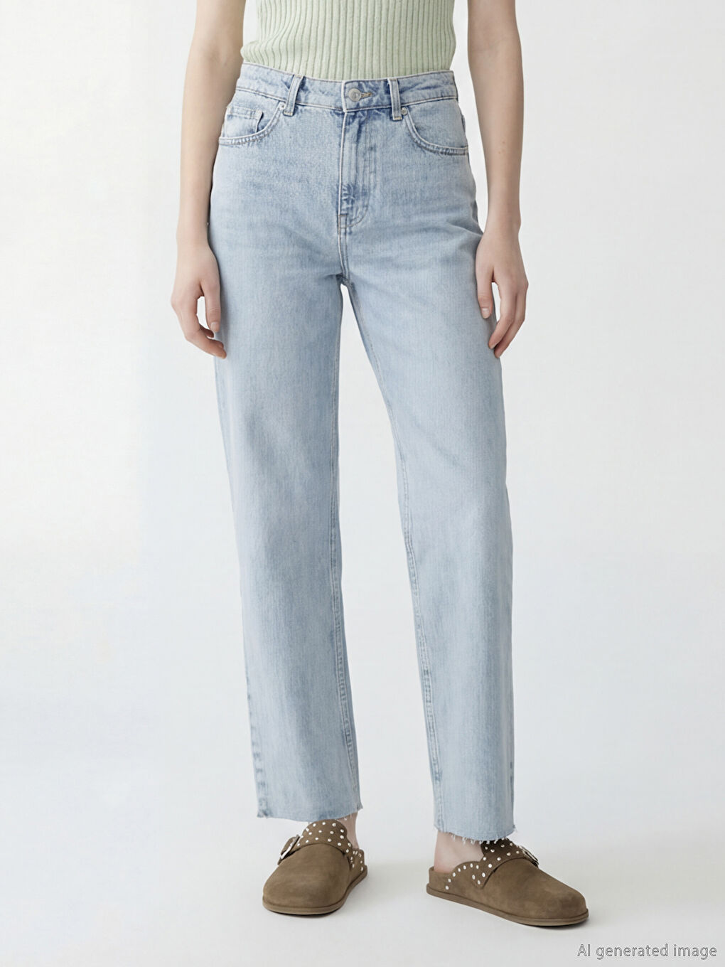 Mavi Straight Fit Kadın Jean Pantolon-3