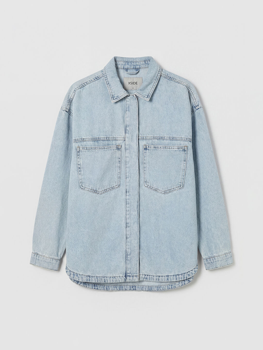 Mavi Regular Fit Kadın Jean Gömlek