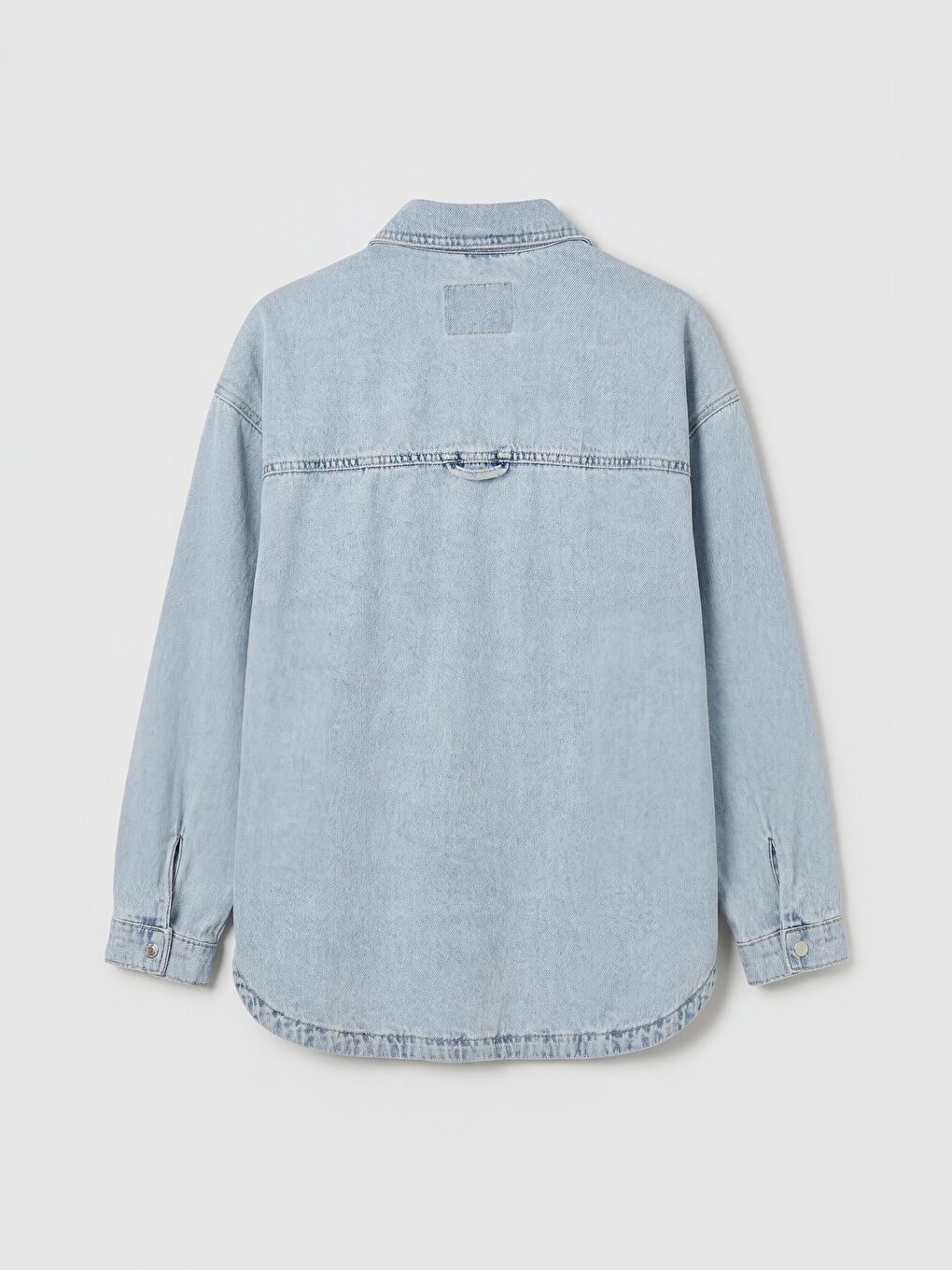 Mavi Regular Fit Kadın Jean Gömlek-1