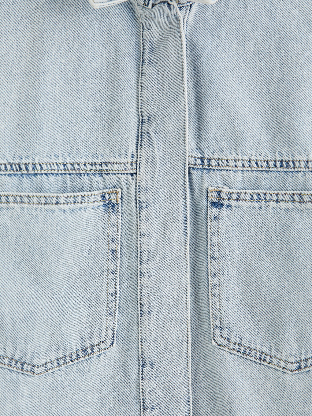 Mavi Regular Fit Kadın Jean Gömlek-2