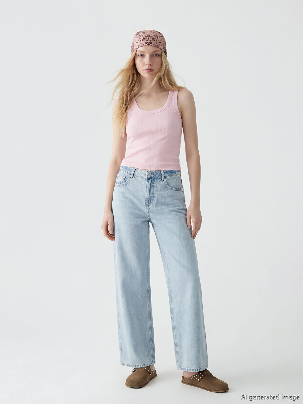 Mavi Wideleg Kadın Jean Pantolon	-1