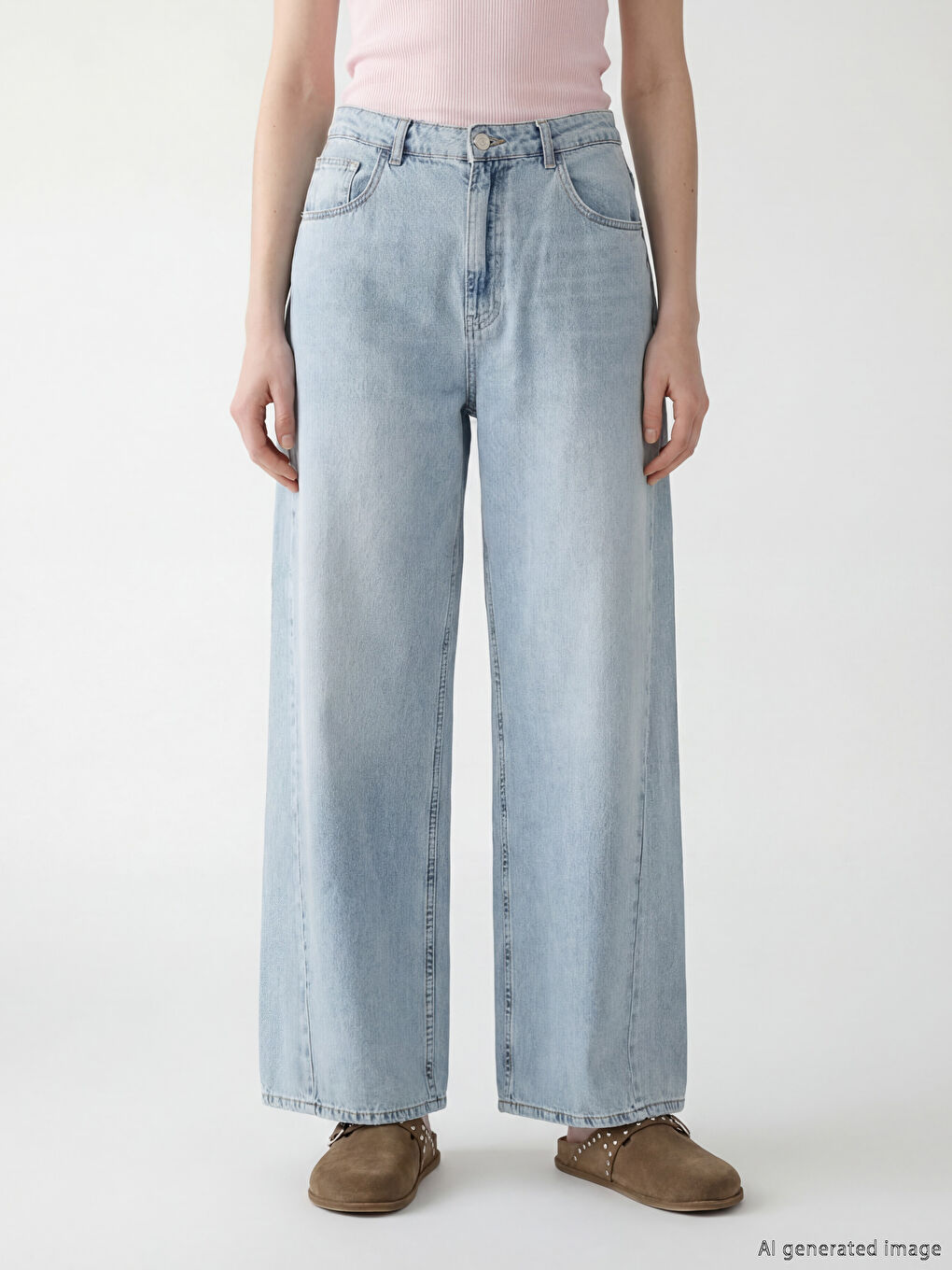 Mavi Wideleg Kadın Jean Pantolon	-2