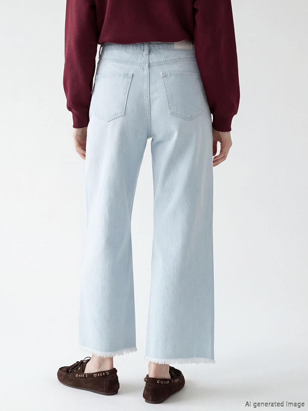 Mavi Wideleg Kadın Jean Pantolon	-2