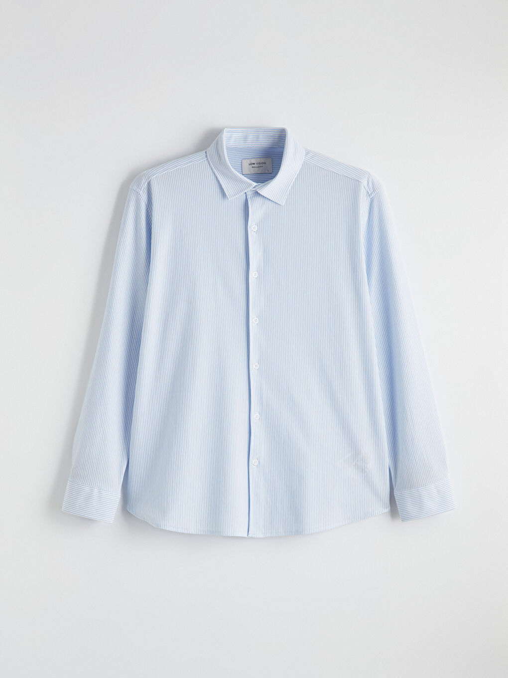 Mavi Regular Fit Çizgili Erkek Gömlek