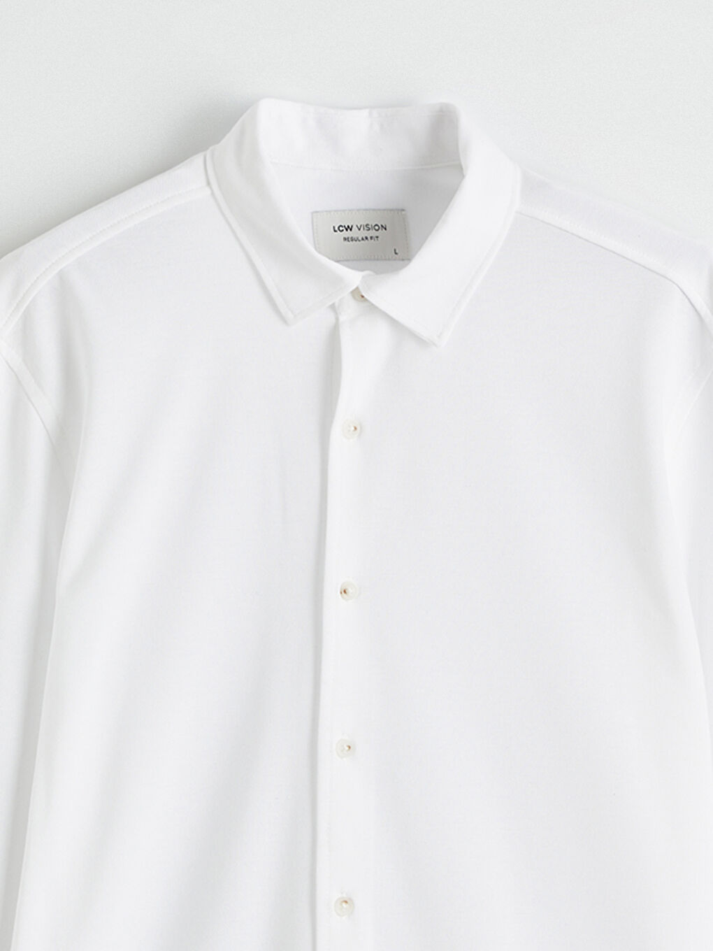 Ekru Regular Fit Erkek Gömlek-1