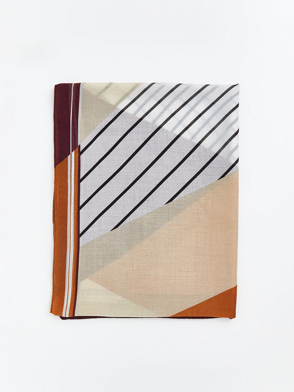 Woman BEIGE Large Scarf-1