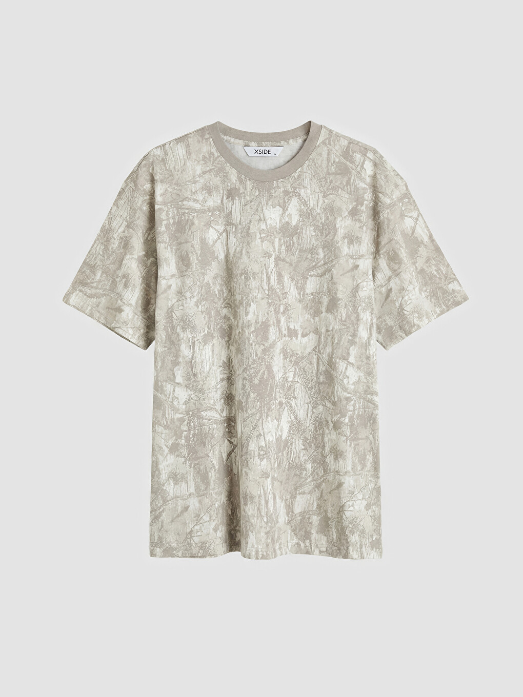 Loose Fit Patterned Men's T-Shirt-4