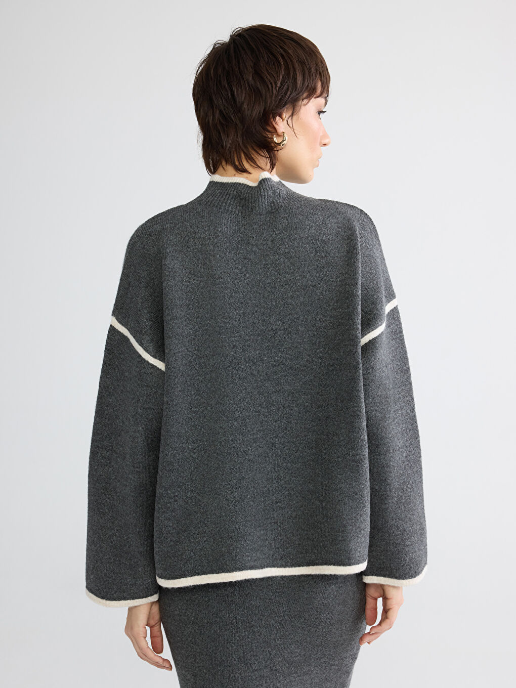 Woman ANTHRACITE Sweater-3