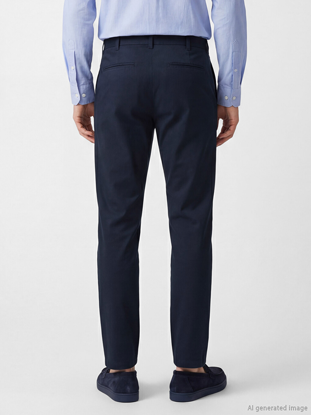 Regular Fit Gabardine Men's Trousers-3