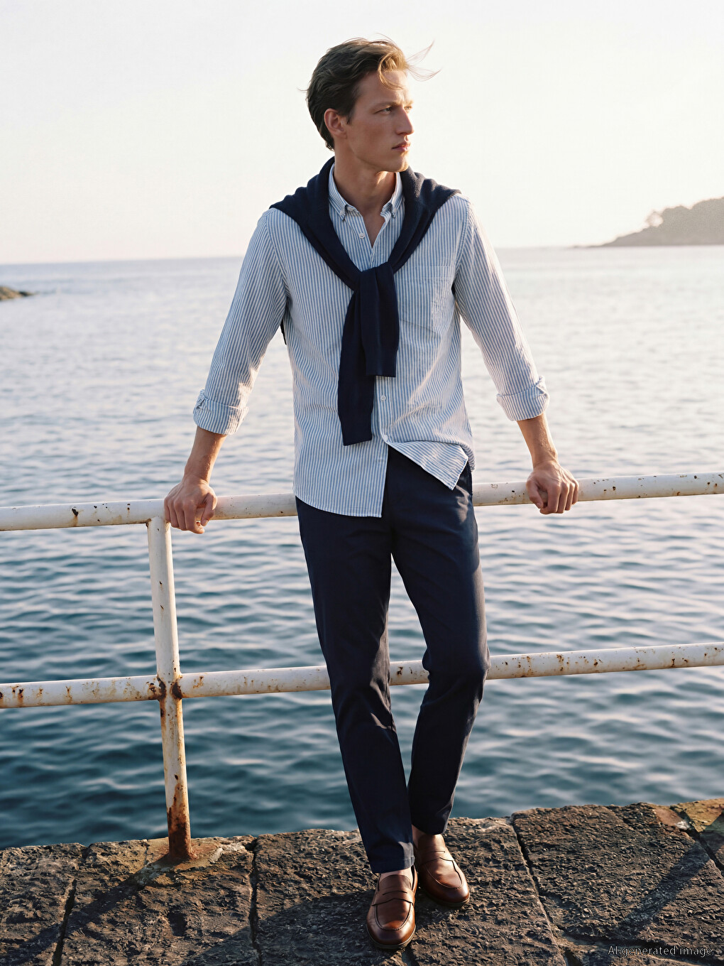 Regular Fit Gabardine Men's Trousers