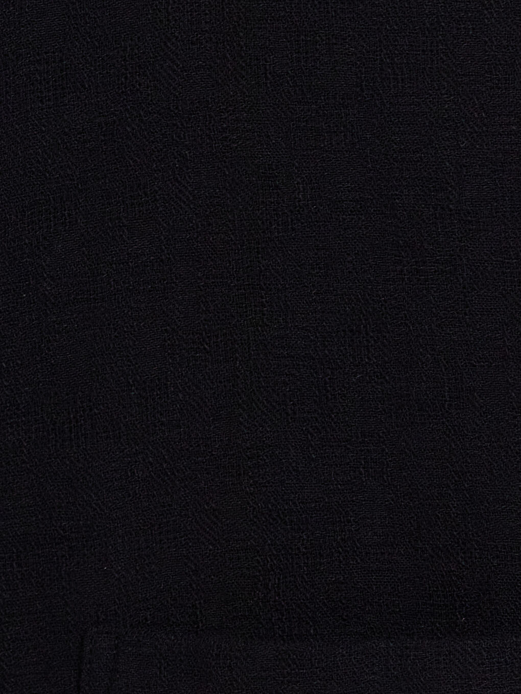 Siyah Regular Fit Armürlü Erkek Gömlek-2