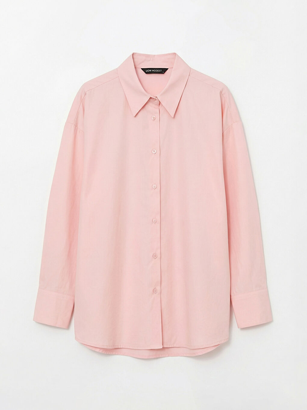 Pembe Kadın Gömlek Tunik-4