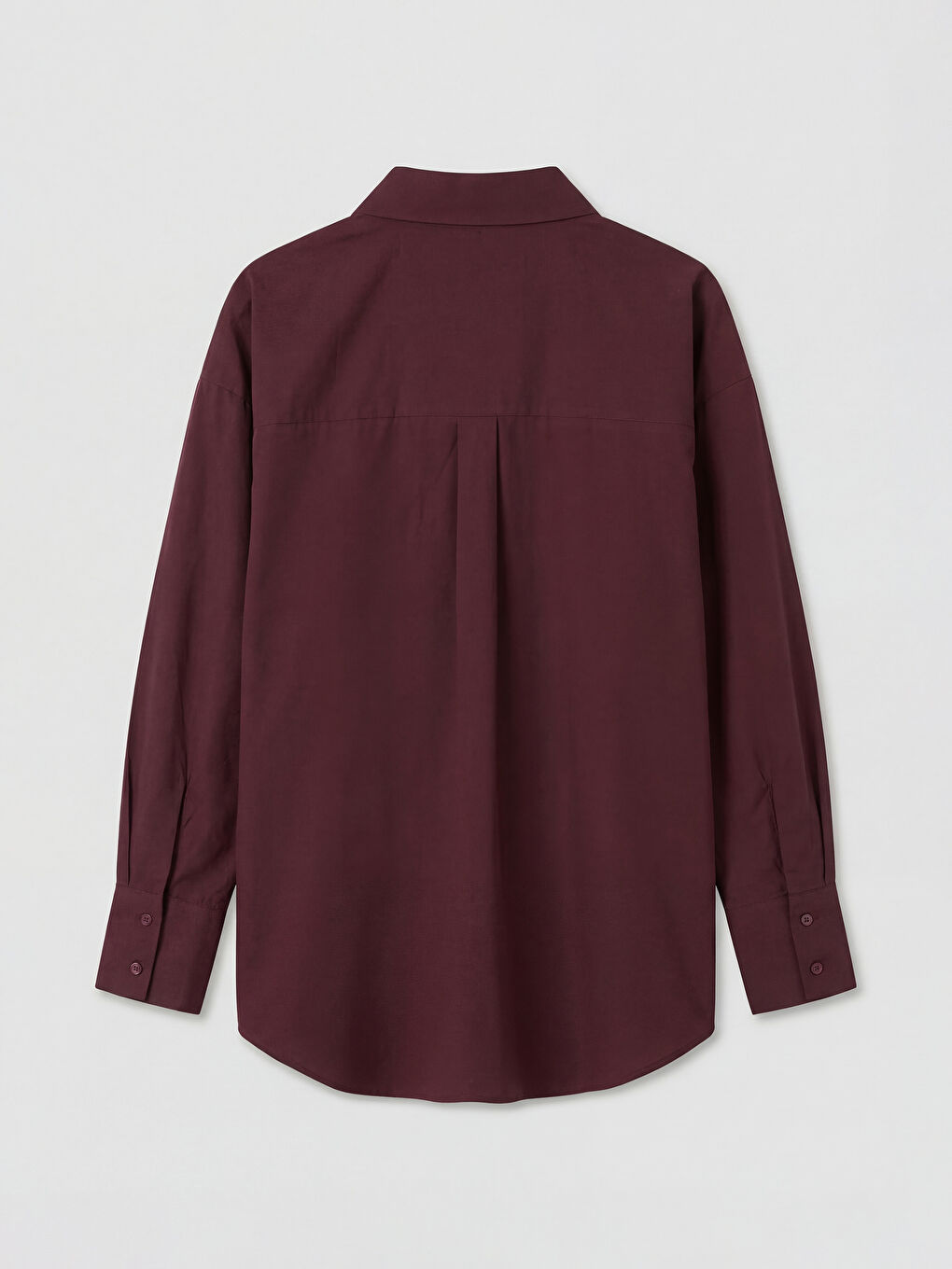 Bordo Kadın Gömlek Tunik-1