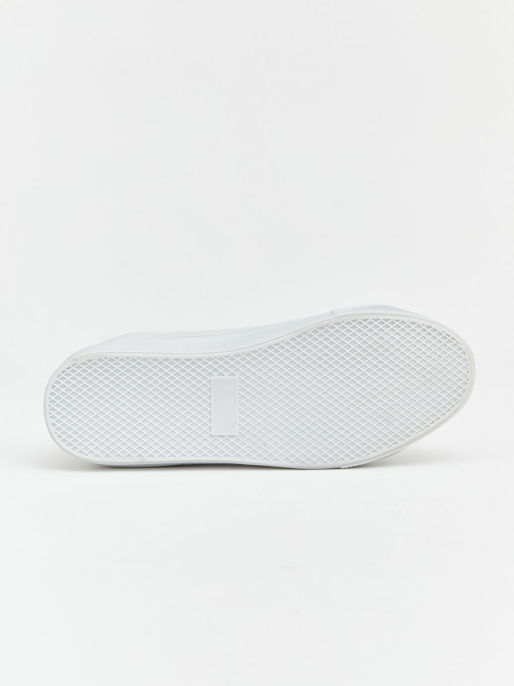 Beyaz Deri Görünümlü Kadın Spor Ayakkabı-3