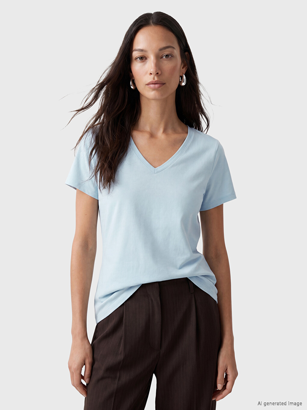 V Neck Women's T-shirt