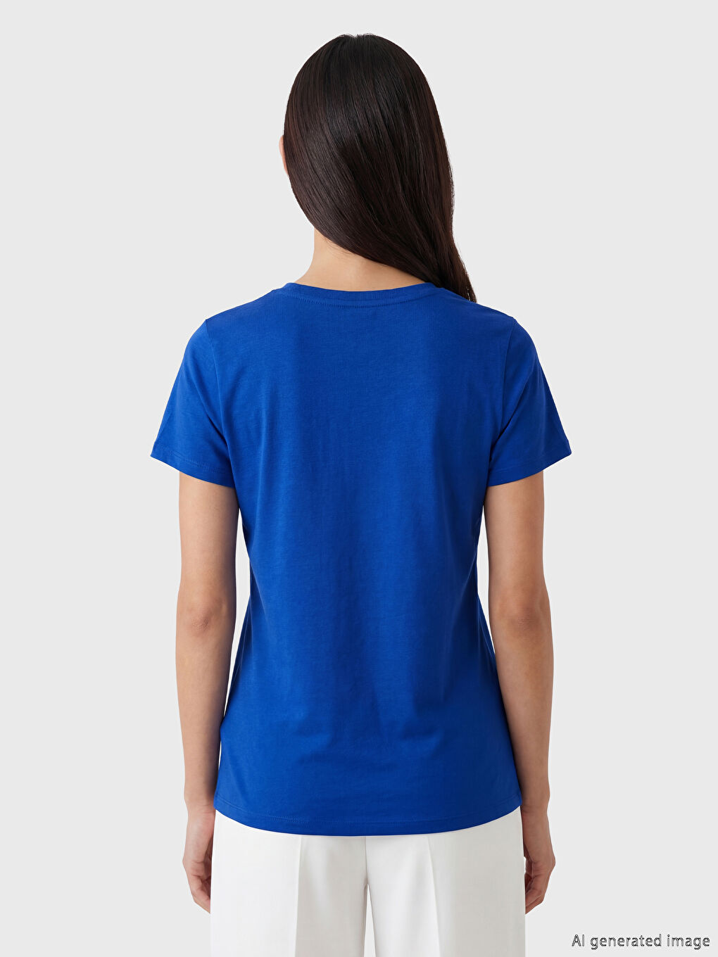 V Neck Women's T-Shirt-3