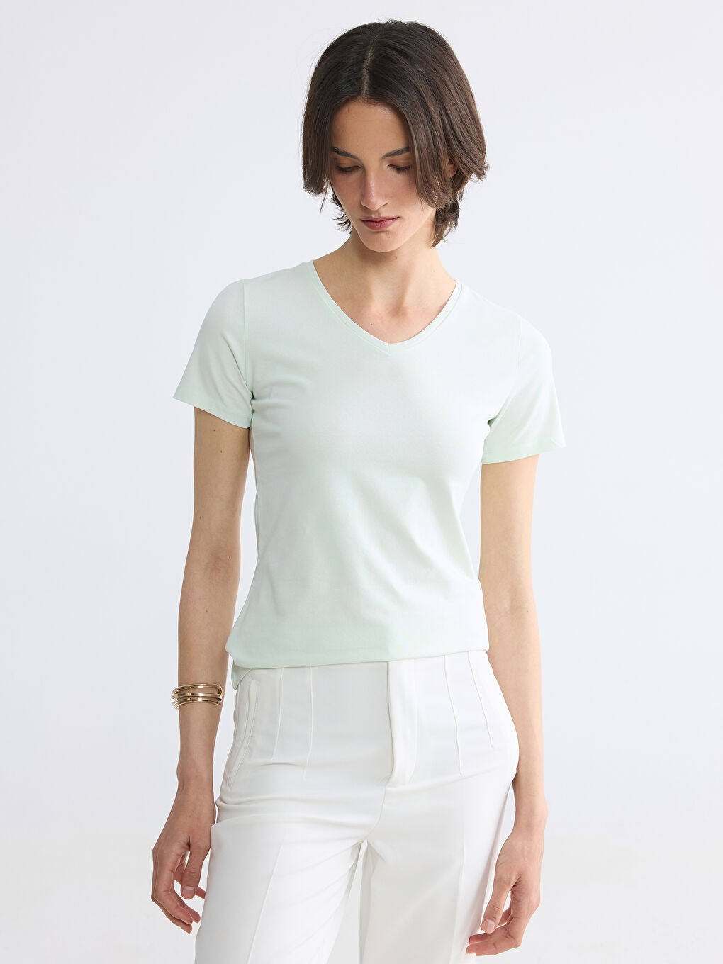 V Neck Women's T-Shirt