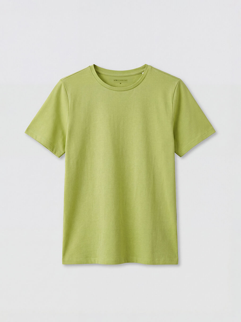 Yeşil Bisiklet Yaka Kadın Tişört