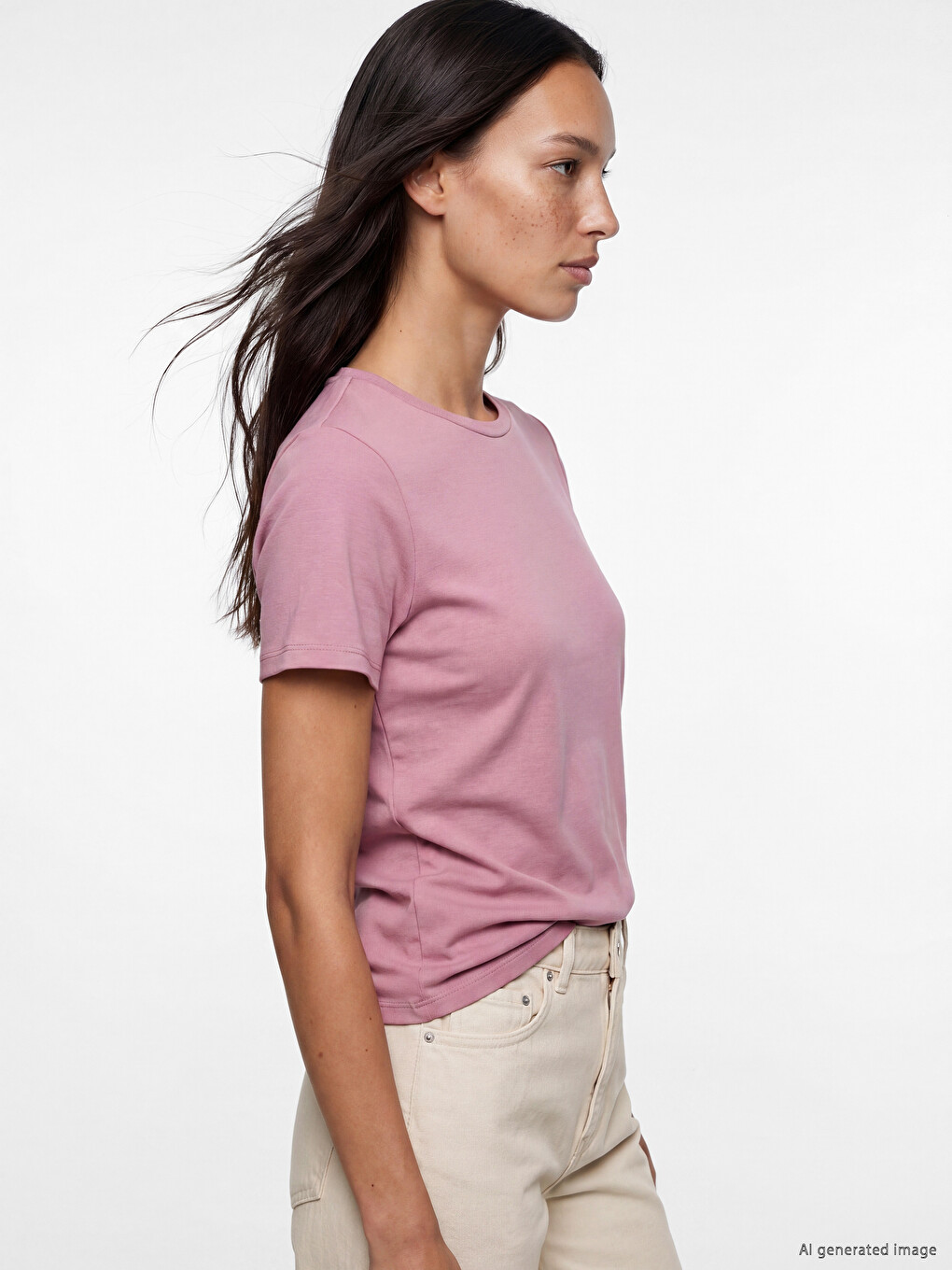 Women's Crew Neck T-Shirt-1