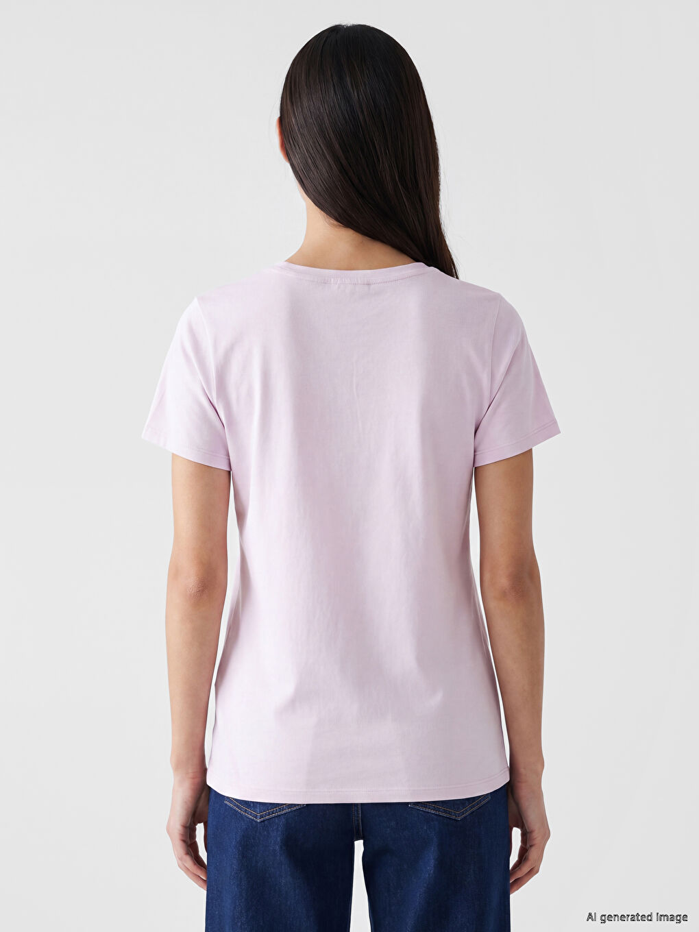 Crew Neck Women's T-Shirt-3