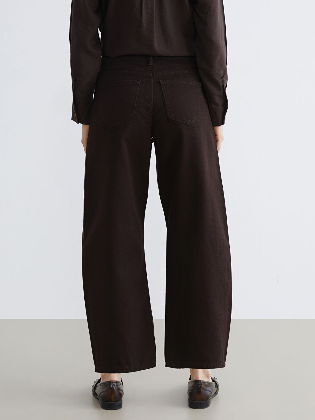 Barrel Fit Kadın Jean Pantolon-3