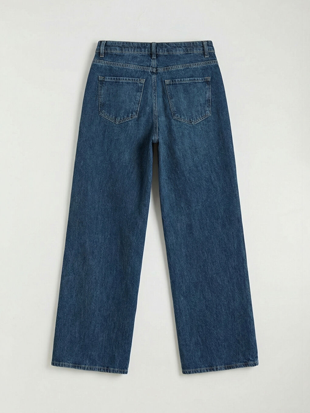 İndigo Wideleg Kadın Jean Pantolon	-1