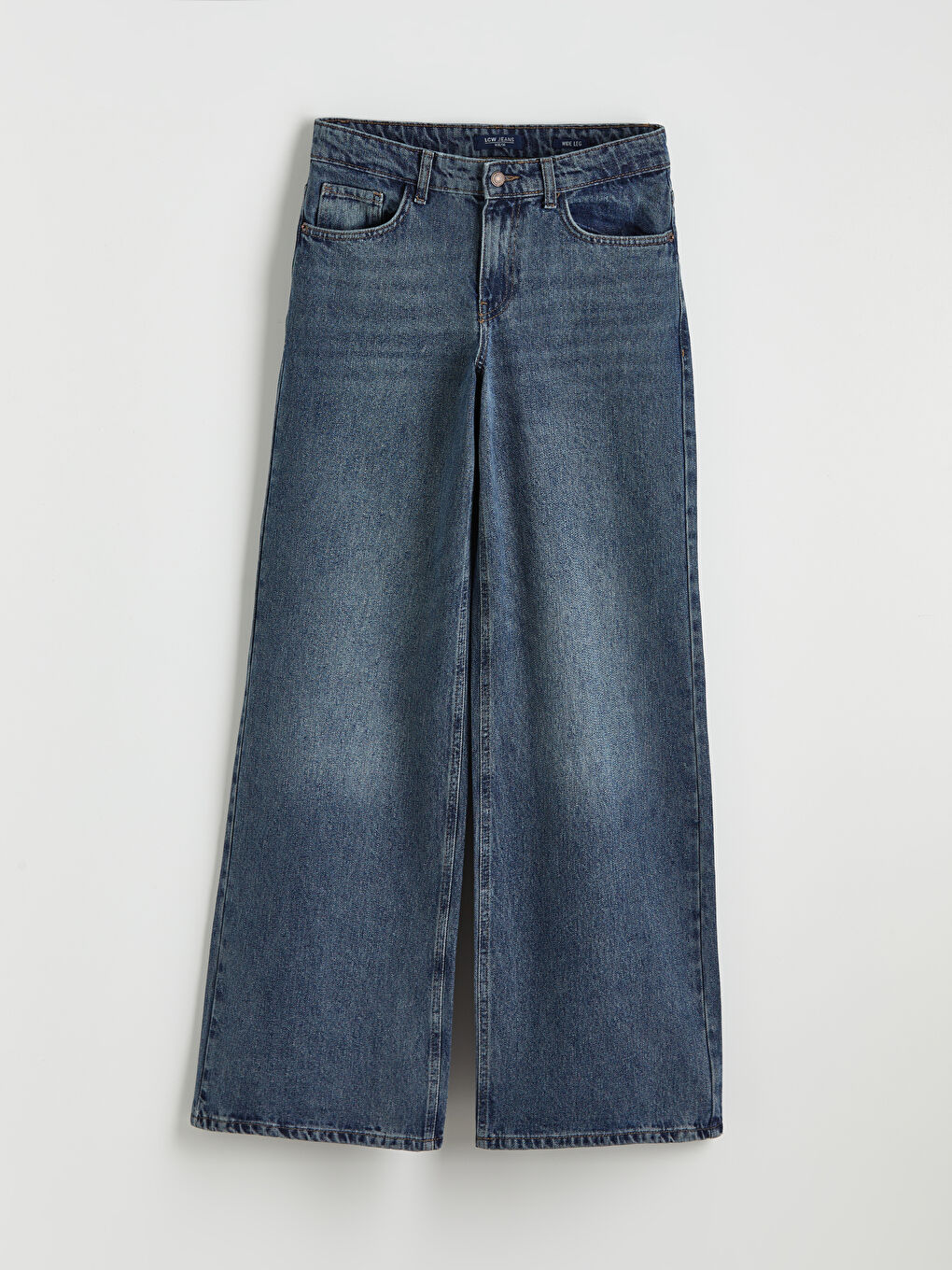 İndigo Wideleg Kadın Jean Pantolon	