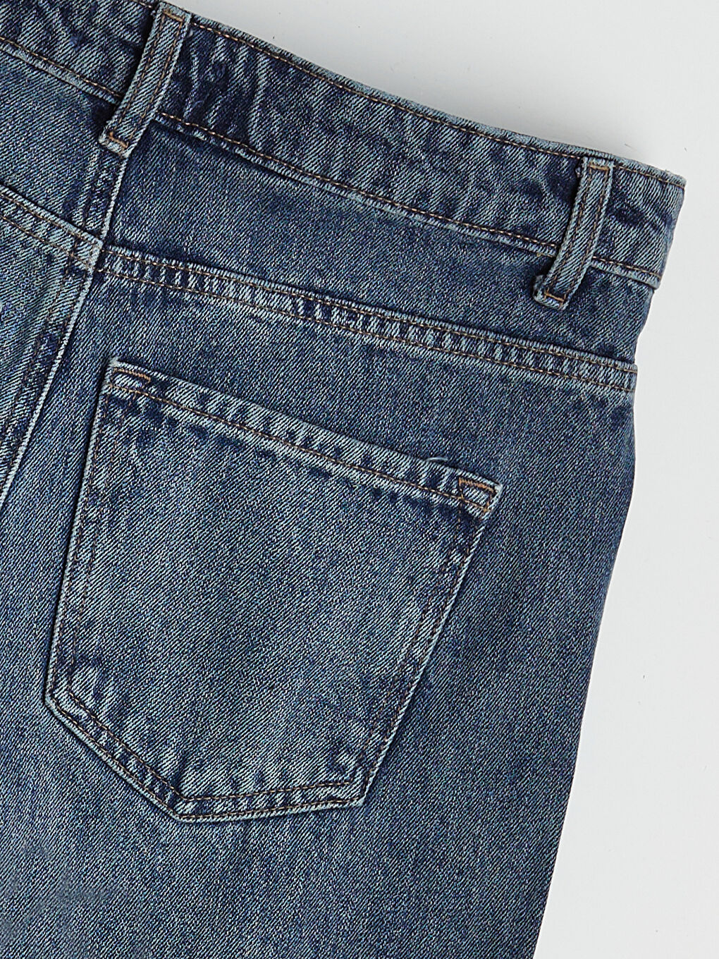 İndigo Wideleg Kadın Jean Pantolon	-1