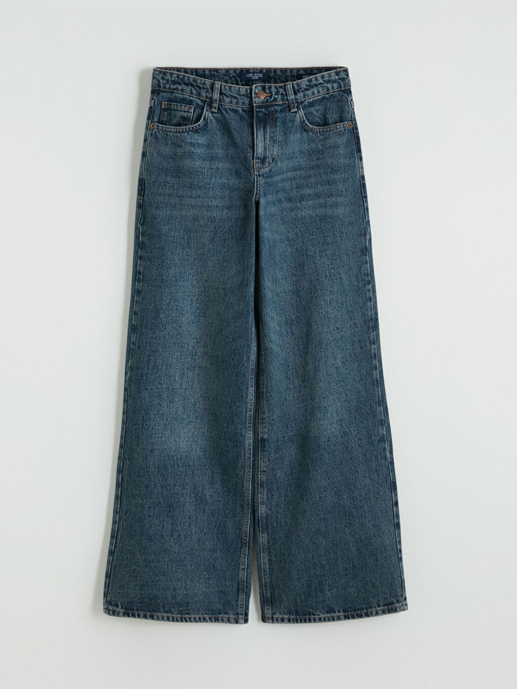 İndigo Wideleg Kadın Jean Pantolon	-4