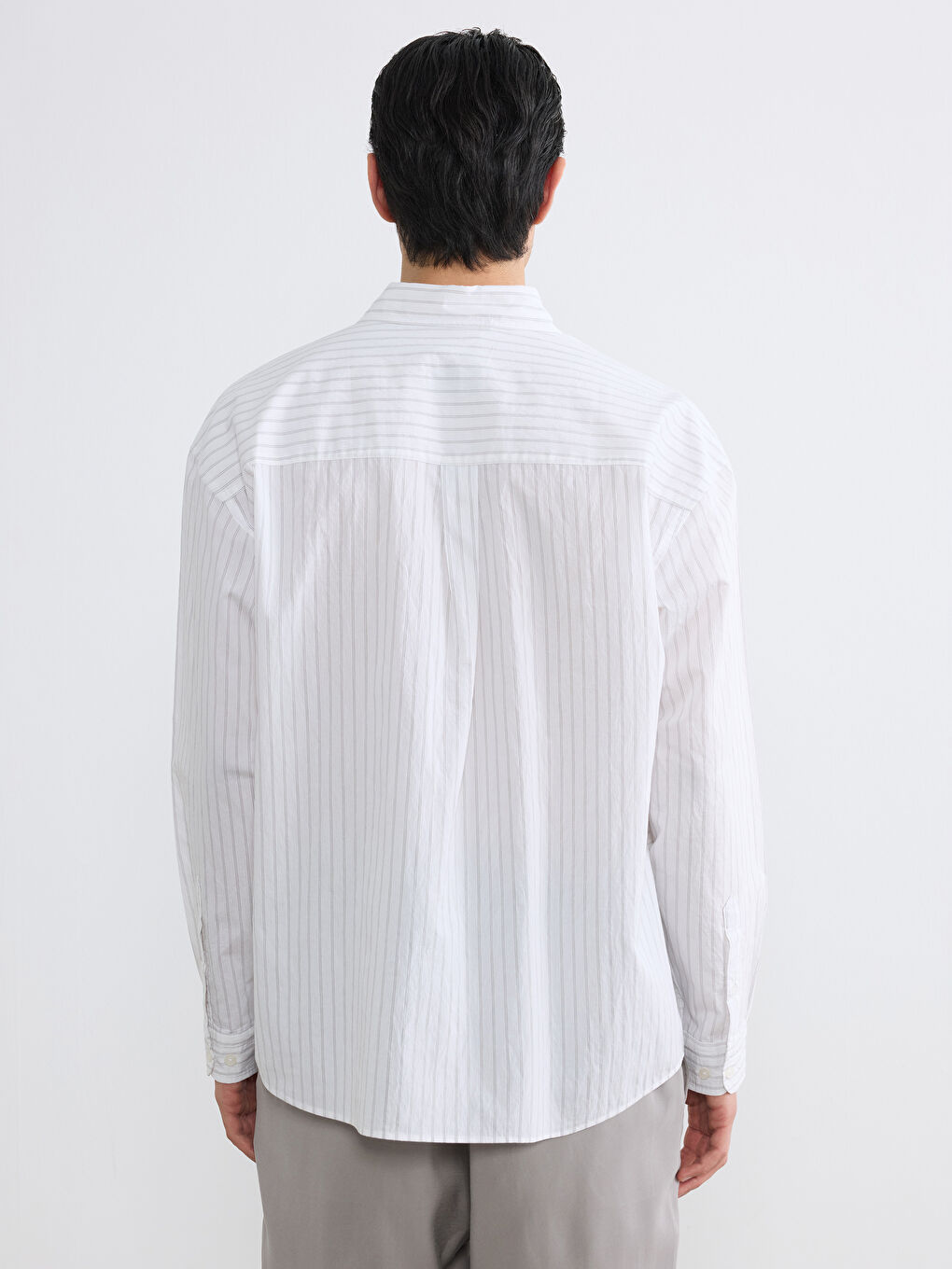 قميص رمادي رجل-3