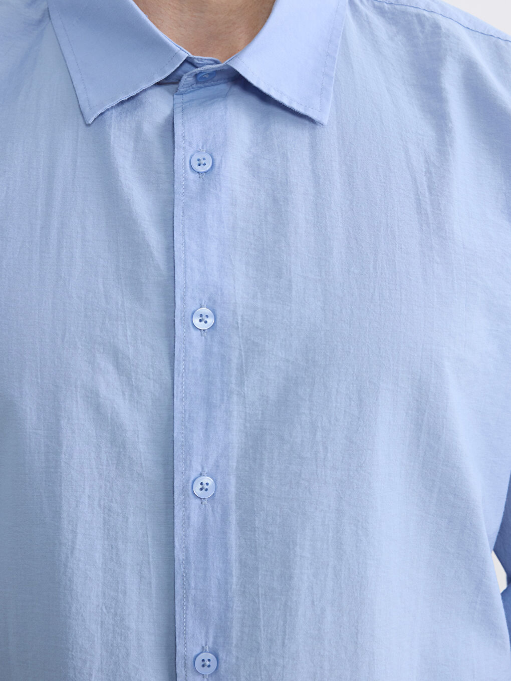 Mavi Regular Fit Poplin Erkek Gömlek-3