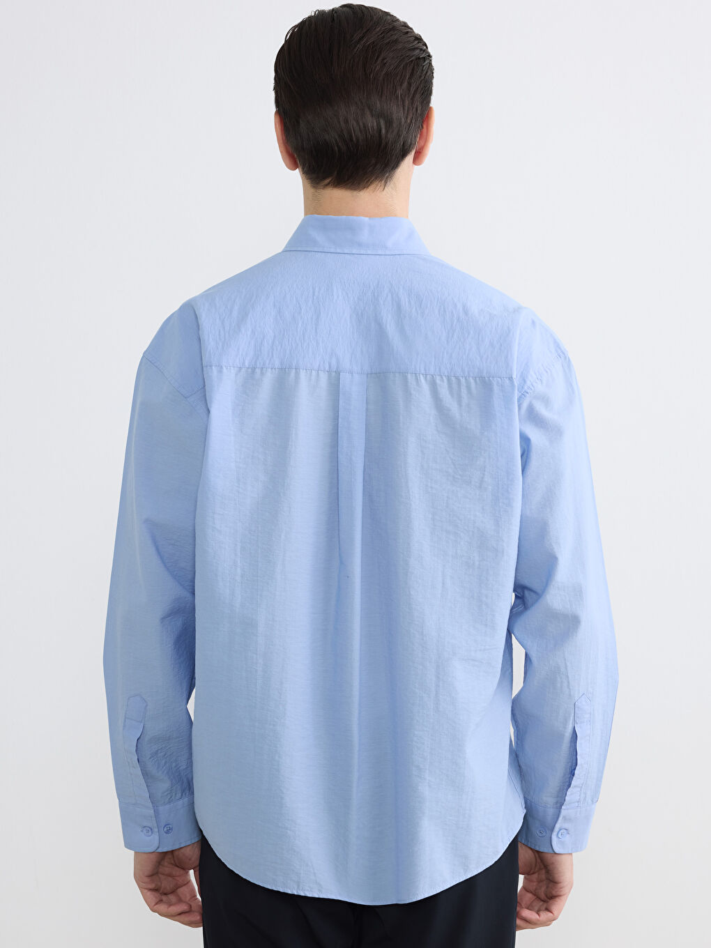 Mavi Regular Fit Poplin Erkek Gömlek-4