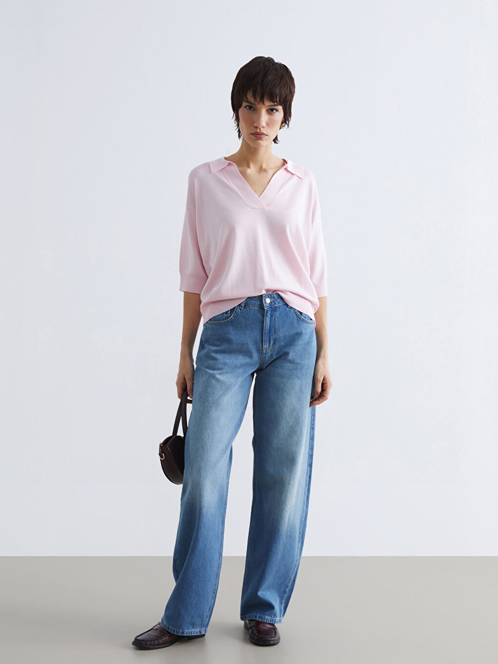 Дамски дънки с кройка „Балон“