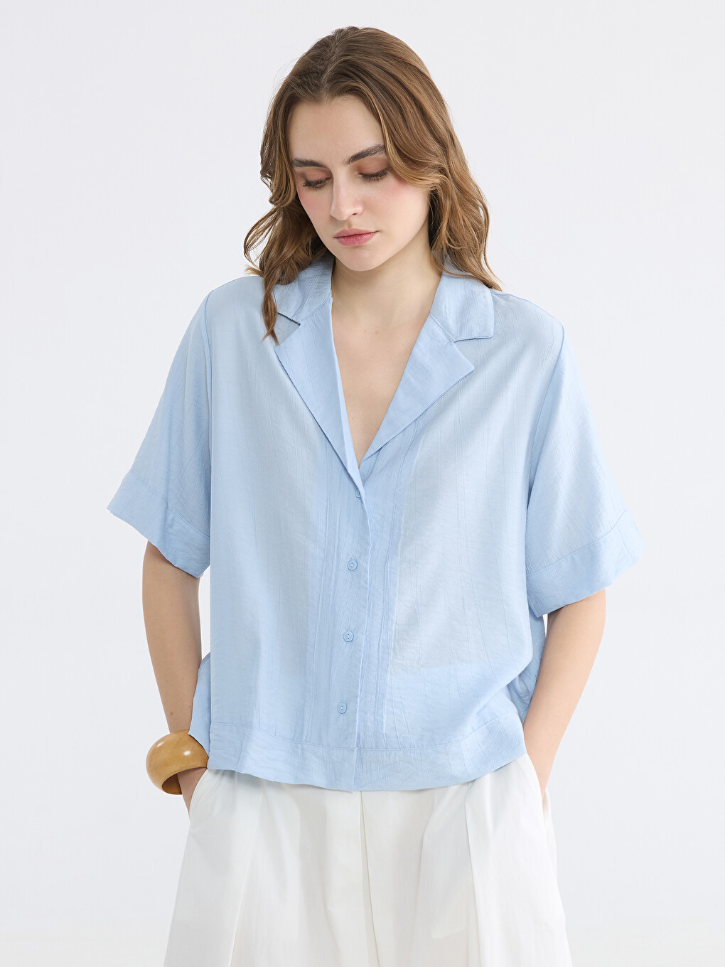 Textured Women's Shirt