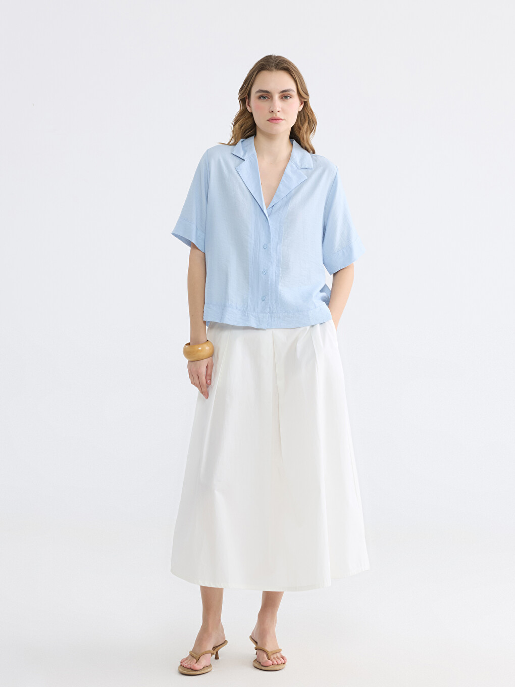 Textured Women's Shirt-1